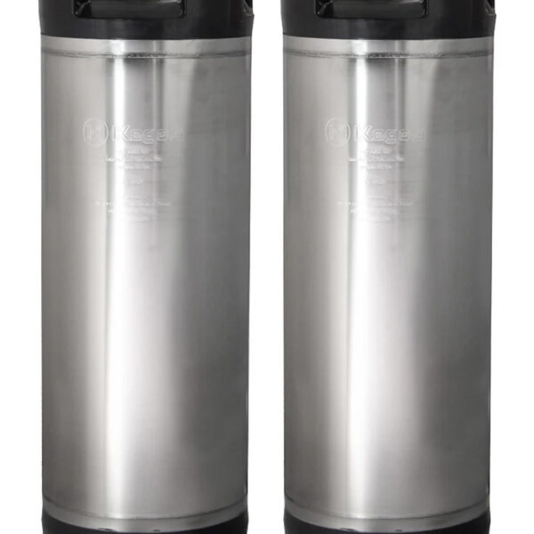 ゴムハンドル付き5ガロンボールロック樽 - 2個セット