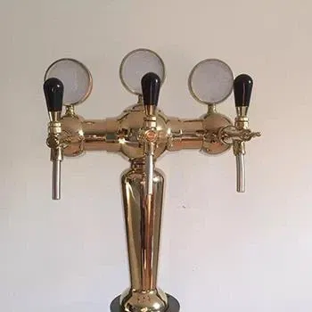 パリのビールタップタワー 3ウェイ(発光ダイオード)